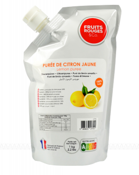 Fruits Rouge Lemon Puree Sugar Free - 1kg